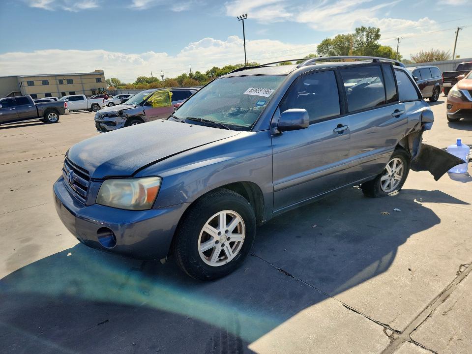 TOYOTA HIGHLANDER 2006 with VIN JTEGP21A060125565 - Photo from auction