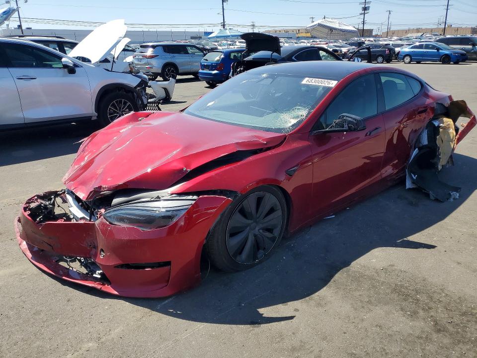TESLA MODEL S 2023 with VIN 5YJSA1E55PF525924 - Photo from auction