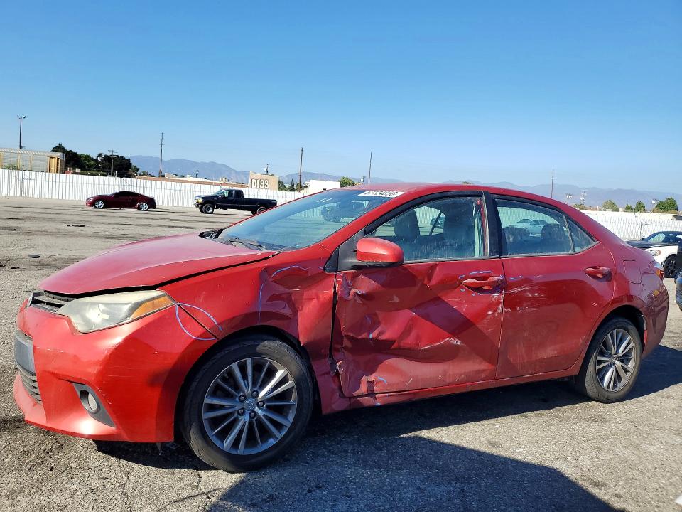 TOYOTA COROLLA 2014 with VIN 5YFBURHE5EP041772 - Photo from auction