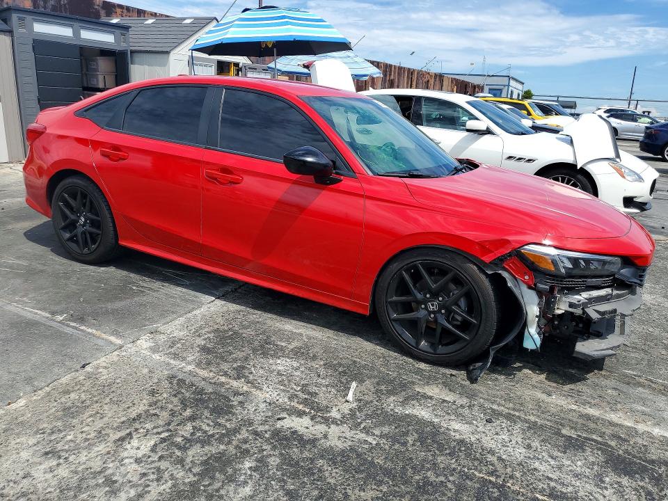 Photo 4 from auction – 2022 HONDA CIVIC with VIN 2HGFE2F56NH509590