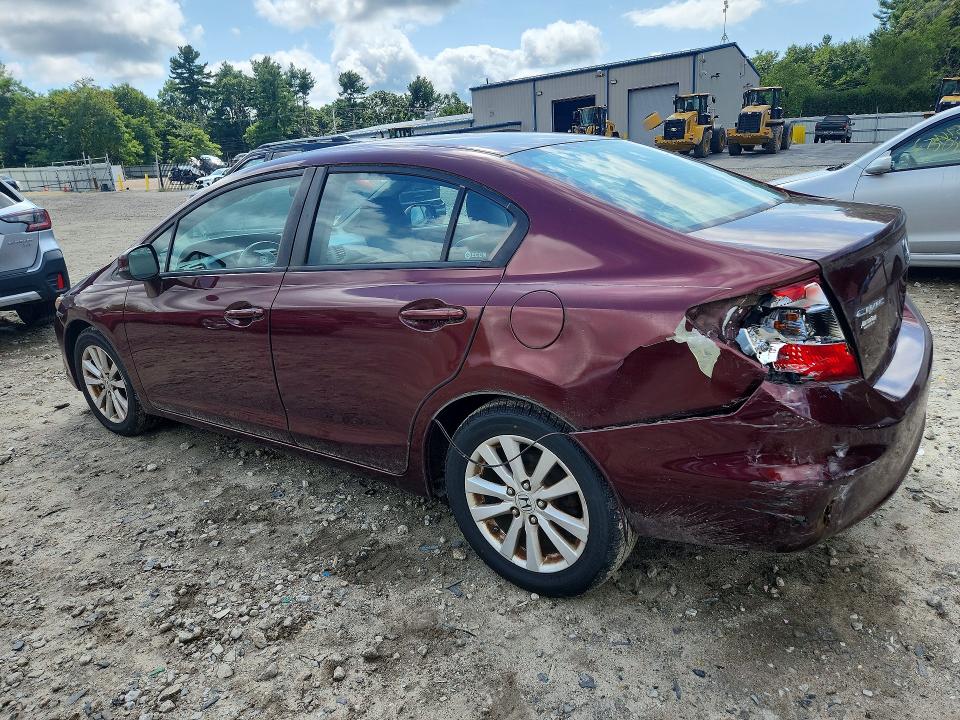 Photo 2 from auction – 2012 HONDA CIVIC with VIN 19XFB2F95CE072670