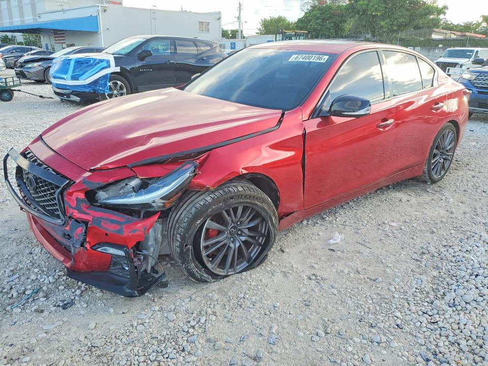 INFINITI Q50 2023 с VIN JN1FV7DPXPM570363 - Снимка от търг