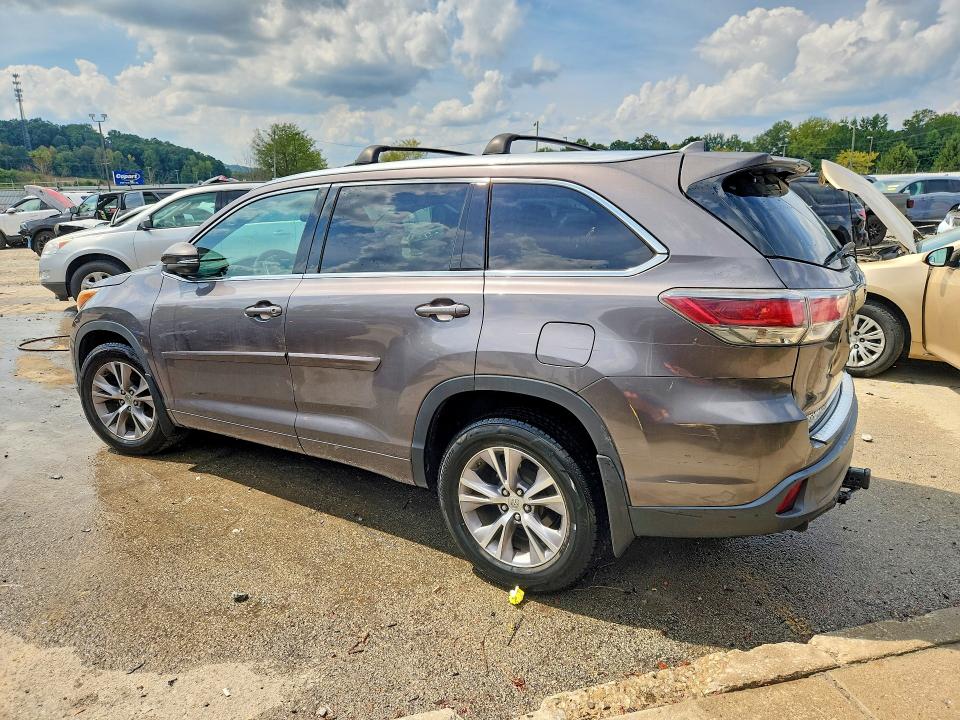Photo 2 from auction – 2015 TOYOTA HIGHLANDER with VIN 5TDJKRFH1FS152360