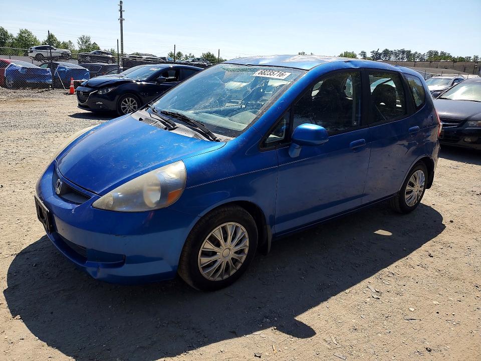 HONDA FIT 2007 with VIN JHMGD38417S006821 - Photo from auction