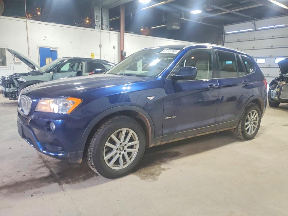 BMW X3 2013 with VIN 5UXWX9C55D0D00061 - Photo from auction