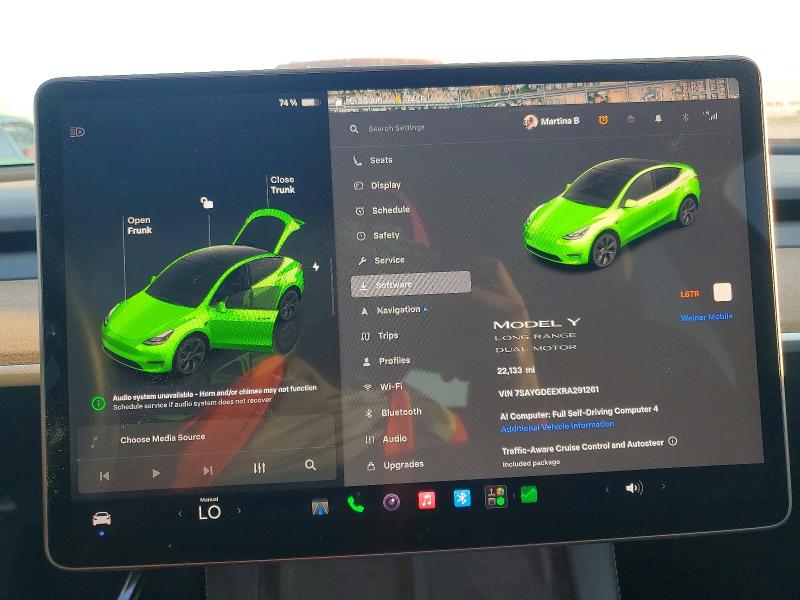 Снимка 9 от търг – 2024 TESLA MODEL Y с VIN 7SAYGDEEXRA291261