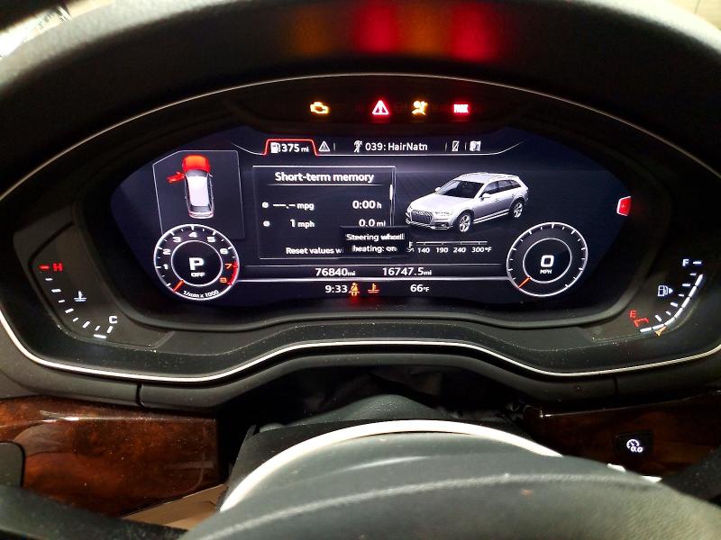 Zdjęcie 9 z aukcji – 2018 AUDI A4 ALLROAD z VIN WA18NAF41JA067975