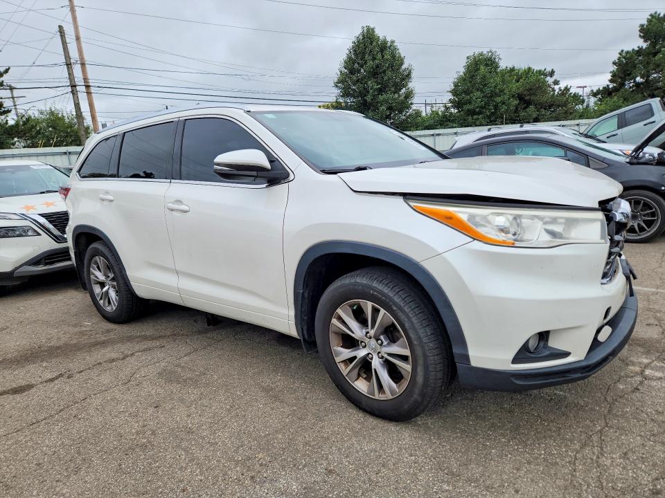 Photo 4 from auction – 2014 TOYOTA HIGHLANDER with VIN 5TDJKRFH8ES066073