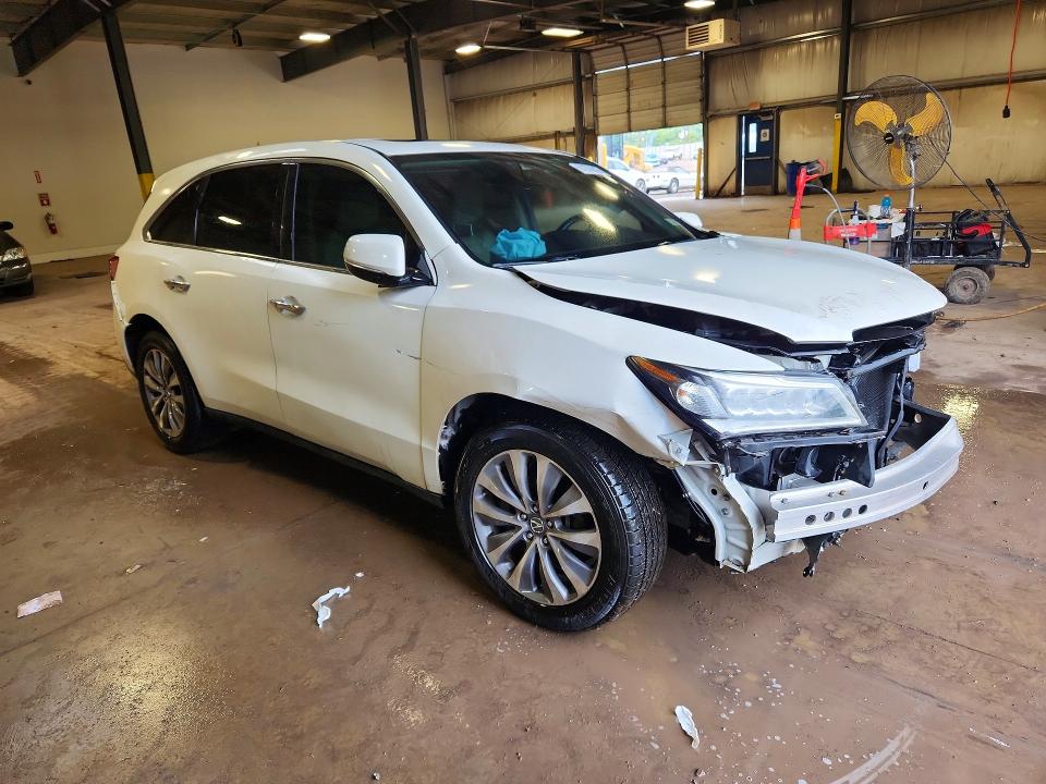 Photo 4 from auction – 2016 ACURA MDX with VIN 5FRYD4H4XGB009045