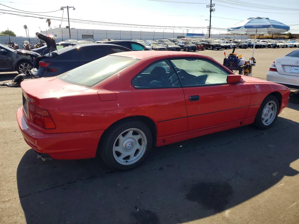 Photo 3 from auction – 1991 BMW 850 with VIN WBAEG2317MCB73231