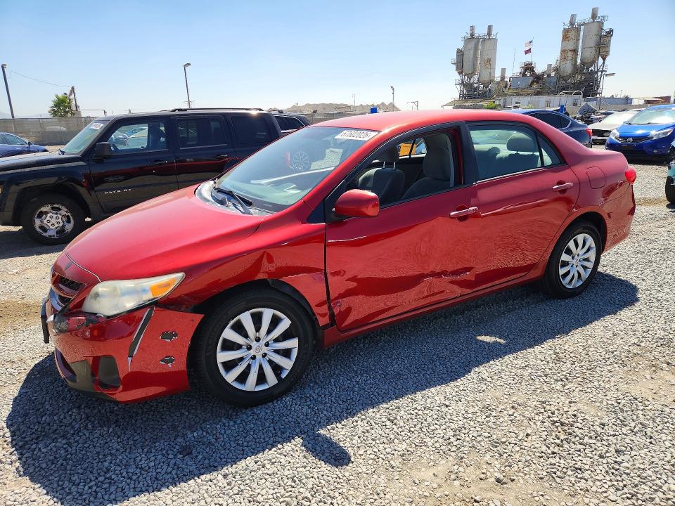 TOYOTA COROLLA 2012 مع رقم تعريف المركبة 2T1BU4EE8CC907789 - صورة من المزاد