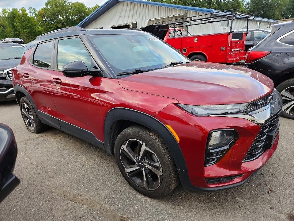 Photo 4 from auction – 2021 CHEVROLET TRAILBLAZER with VIN KL79MTSL8MB073239