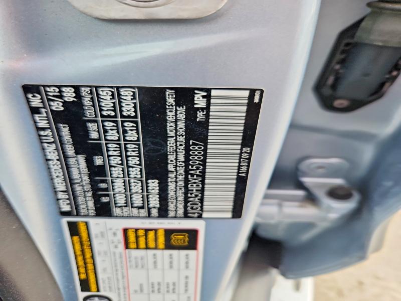 Photo 14 from auction – 2015 MERCEDES-BENZ ML with VIN 4JGDA5HBXFA598887