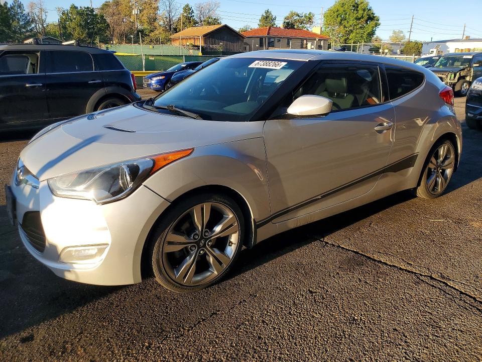 HYUNDAI VELOSTER 2013 with VIN KMHTC6AD5DU096176 - Photo from auction