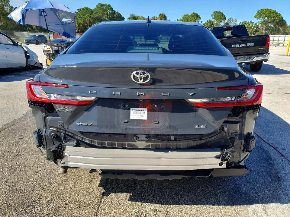 Photo 6 from auction – 2025 TOYOTA CAMRY with VIN 4T1DAACK1SU002865