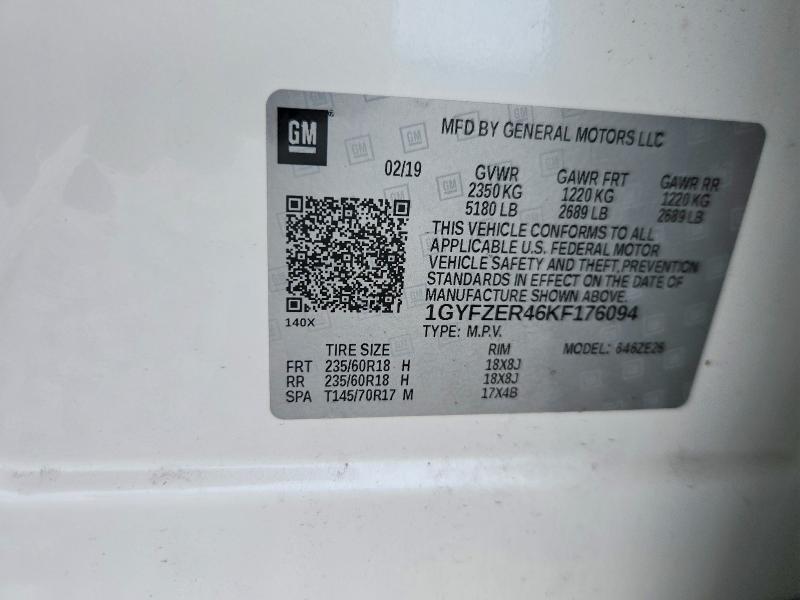 Photo 14 from auction – 2019 CADILLAC XT4 with VIN 1GYFZER46KF176094