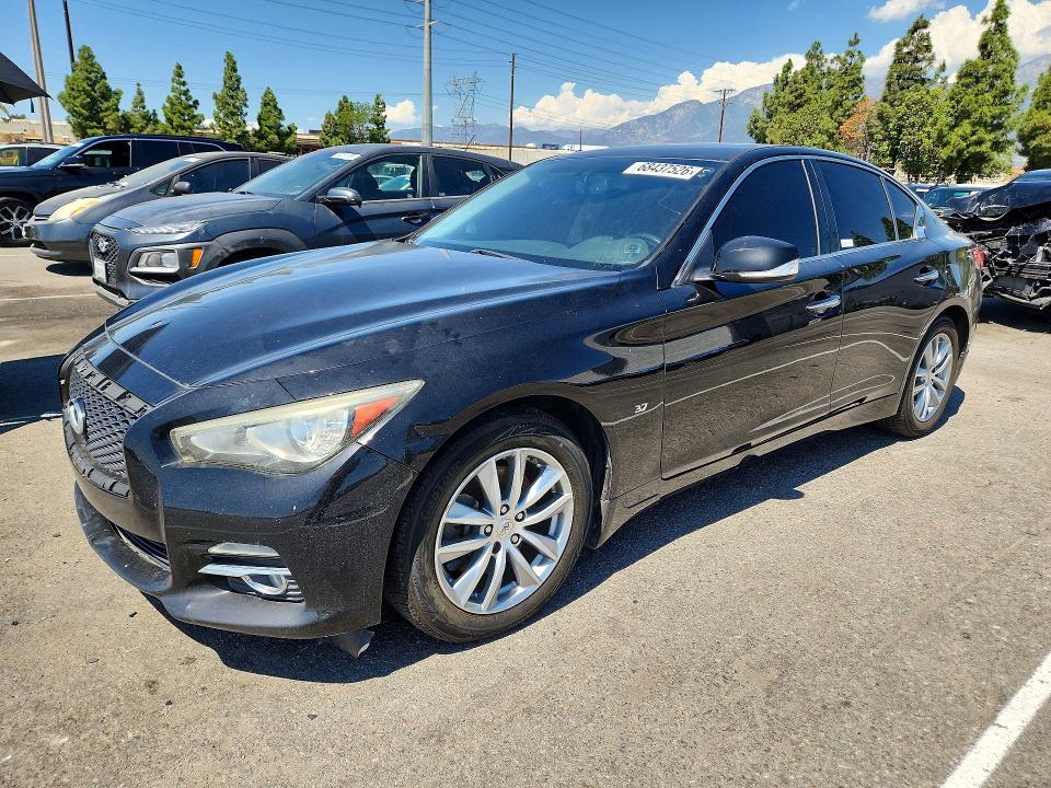 Photo 1 from auction – 2015 INFINITI Q50 with VIN JN1BV7AR9FM423440