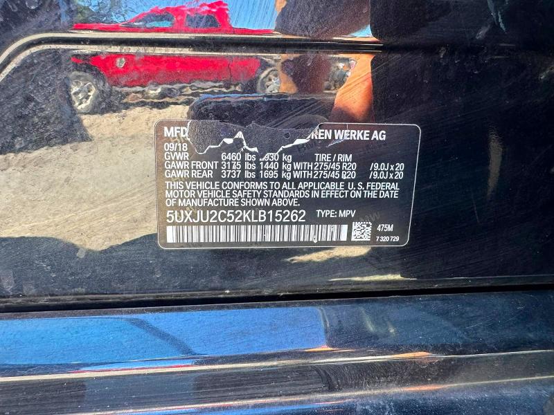 Photo 10 from auction – 2019 BMW X5 with VIN 5UXJU2C52KLB15262
