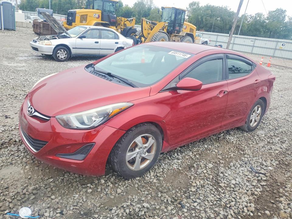 HYUNDAI ELANTRA 2014 with VIN 5NPDH4AE0EH535206 - Photo from auction
