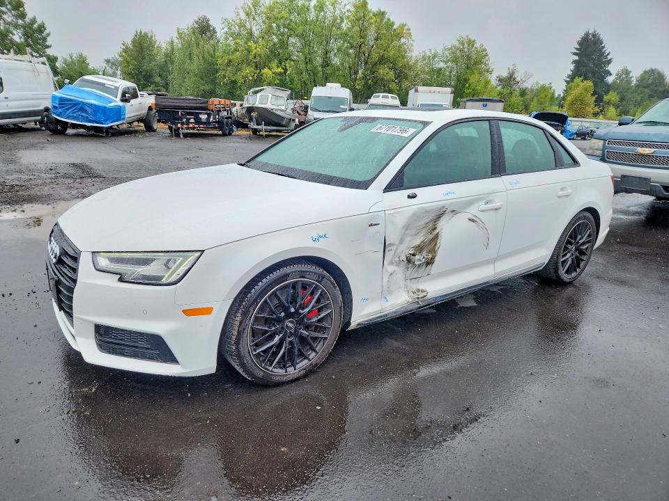 AUDI A4 2018 with VIN WAUENAF40JN001822 - Photo from auction