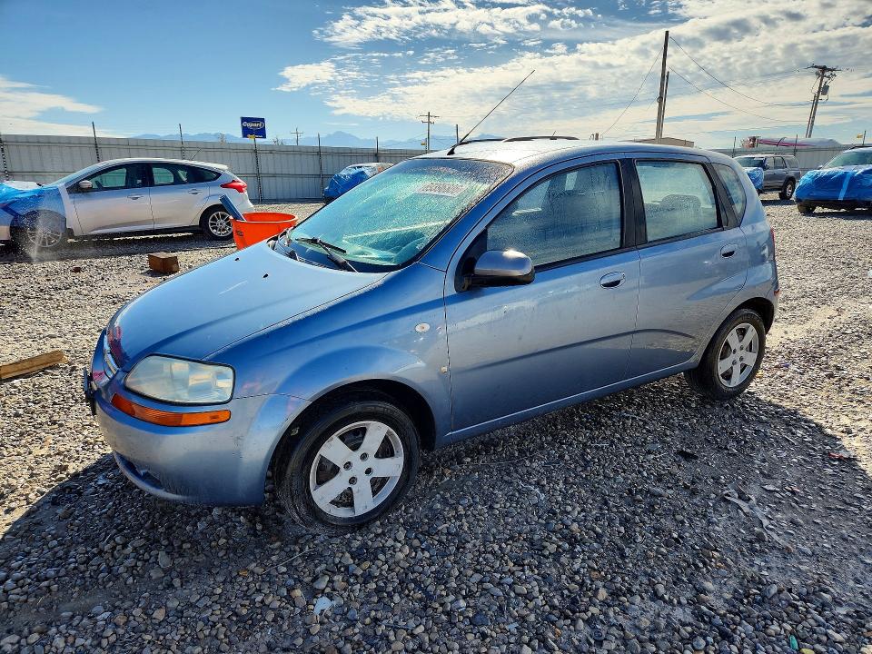 CHEVROLET AVEO 2007 with VIN KL1TD66617B734006 - Photo from auction