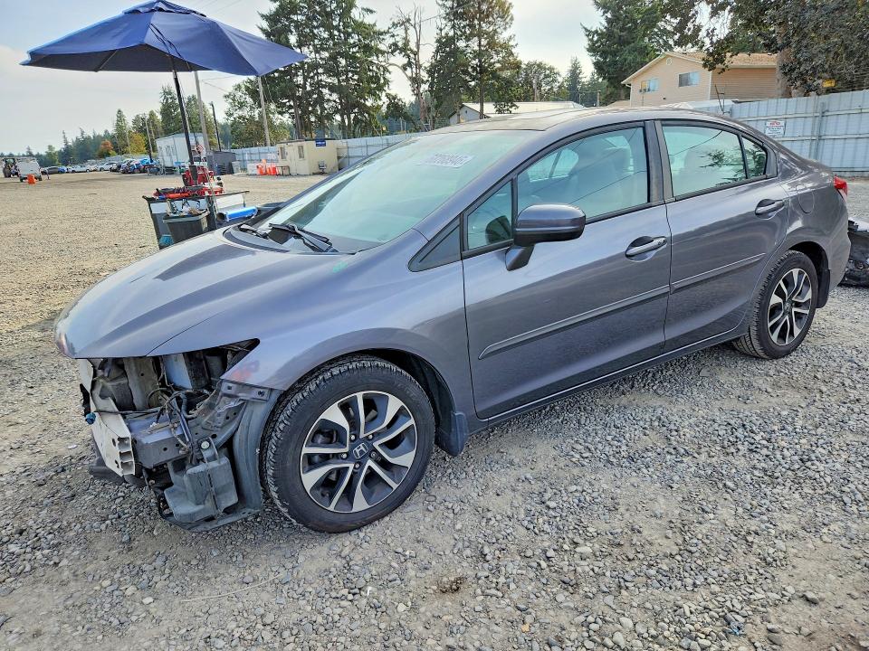HONDA CIVIC 2015 with VIN 2HGFB2F85FH516180 - Photo from auction