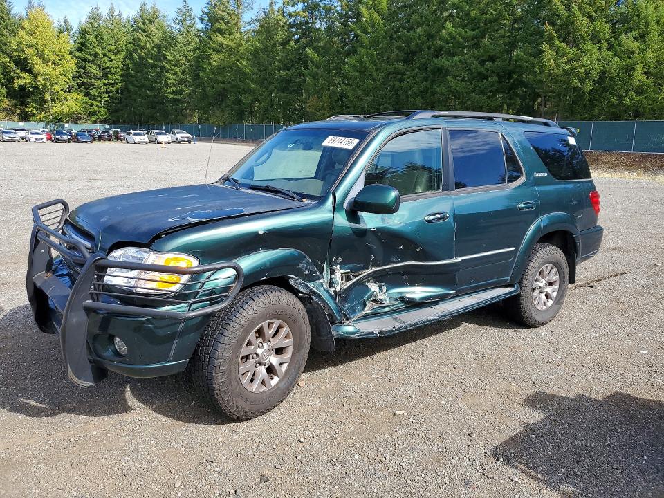 TOYOTA SEQUOIA 2001 with VIN 5TDBT48A31S030709 - Photo from auction