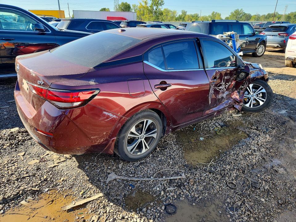 Снимка 3 от търг – 2021 NISSAN SENTRA с VIN 3N1AB8CVXMY209877