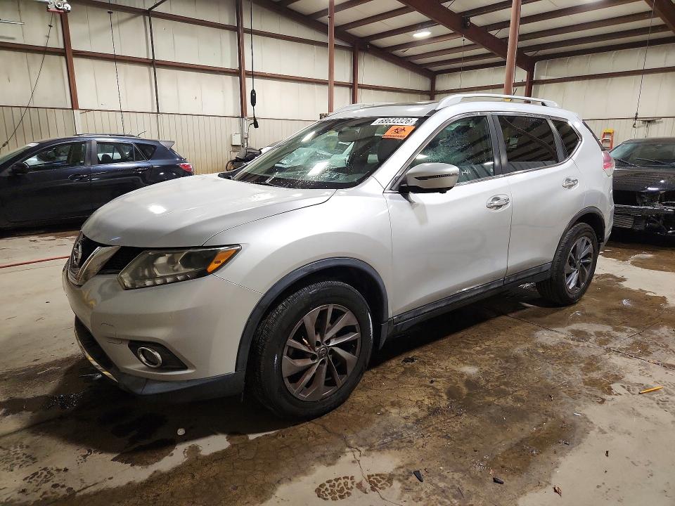NISSAN ROGUE 2016 with VIN 5N1AT2MV6GC836347 - Photo from auction