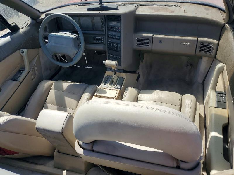 Photo 8 from auction – 1992 CADILLAC ALLANTE with VIN 1G6VS3388NU126371