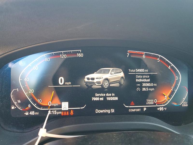 Photo 9 from auction – 2020 BMW X3 with VIN 5UXTY5C02L9D60161