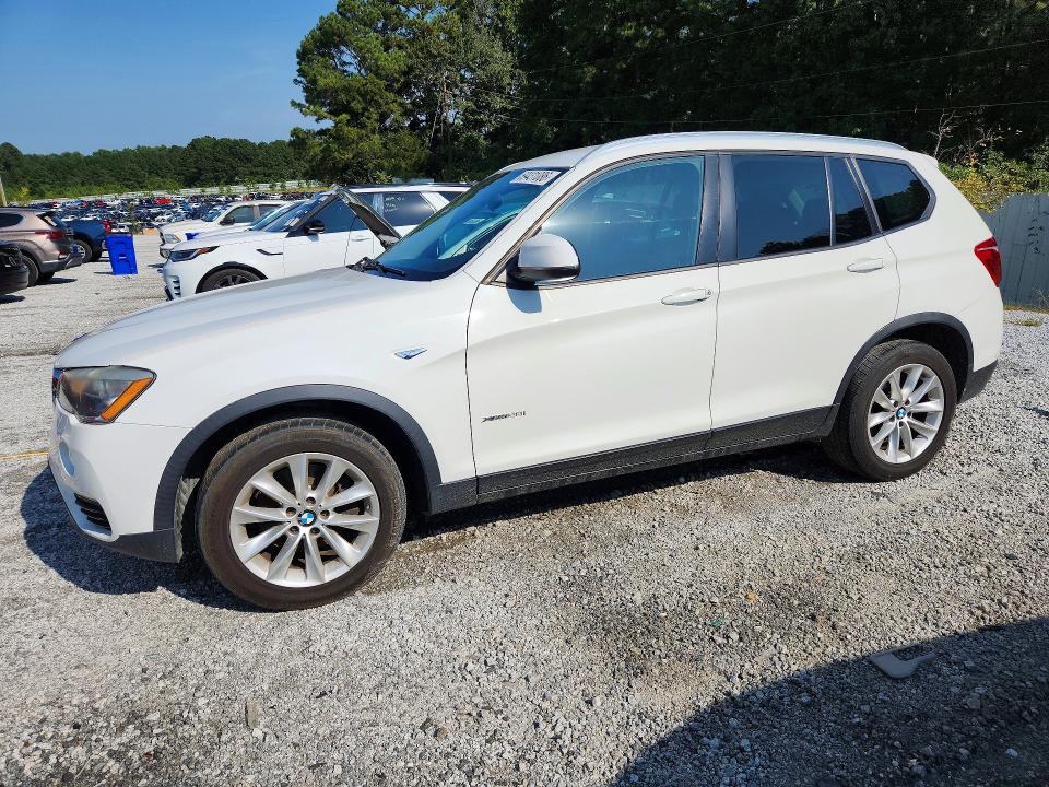 BMW X3 2016 with VIN 5UXWX9C51G0D69897 - Photo from auction