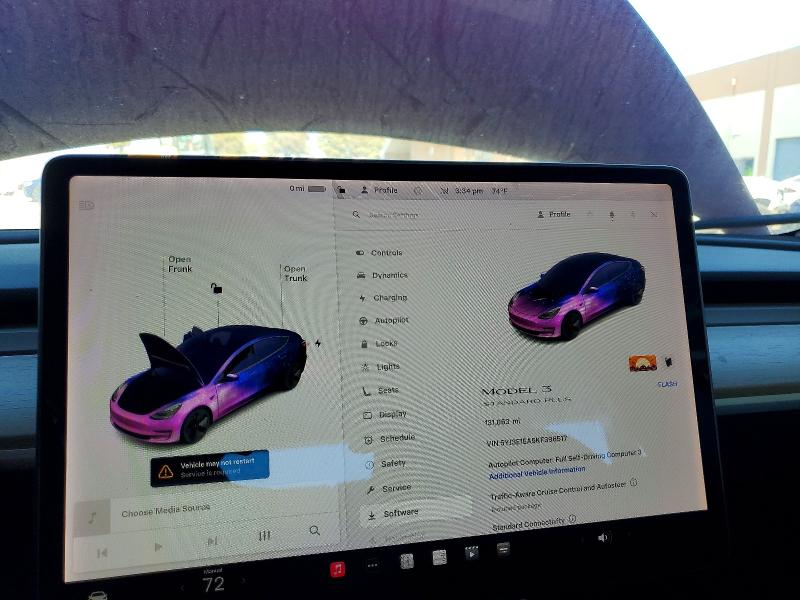 صورة رقم 9 من المزاد - 2019 TESLA MODEL 3 مع VIN 5YJ3E1EA5KF396517