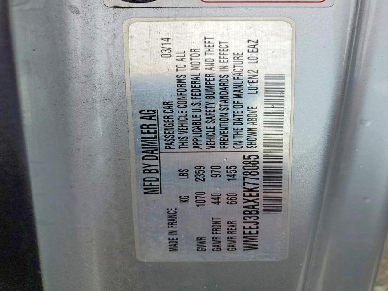 Photo 14 from auction – 2014 SMART FORTWO with VIN WMEEJ3BAXEK778085