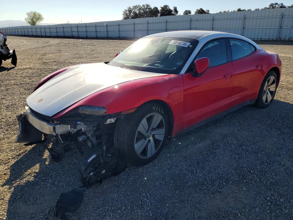 PORSCHE TAYCAN 2022 مع رقم تعريف المركبة WP0AA2Y10NSA12108 - صورة من المزاد
