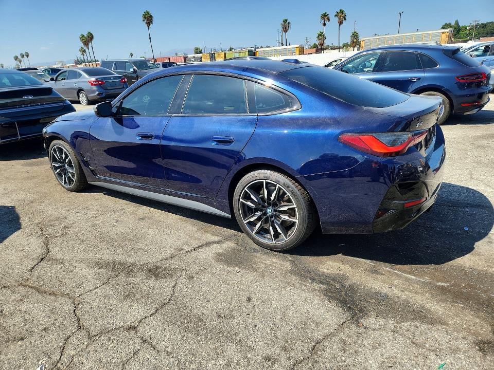 Photo 2 from auction – 2022 BMW I4 with VIN WBY33AW02NFM62368