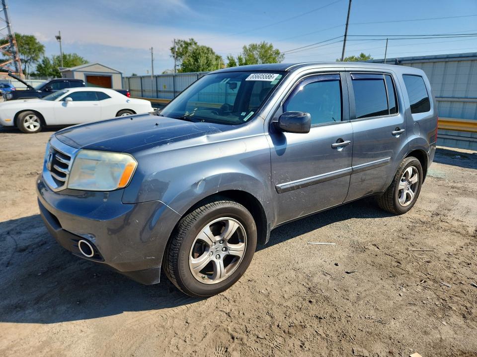 HONDA PILOT 2013 with VIN 5FNYF4H4XDB015239 - Photo from auction