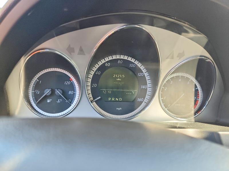 Photo 9 from auction – 2011 MERCEDES-BENZ C with VIN WDDGF8BB2BF537632
