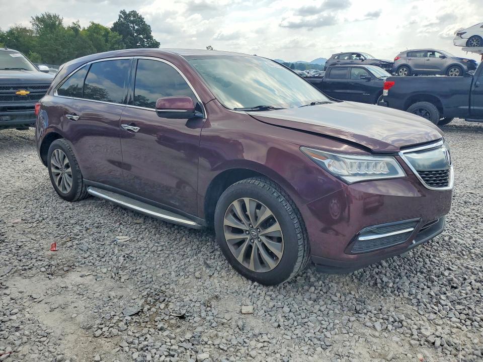 Photo 4 from auction – 2016 ACURA MDX with VIN 5FRYD4H40GB038490