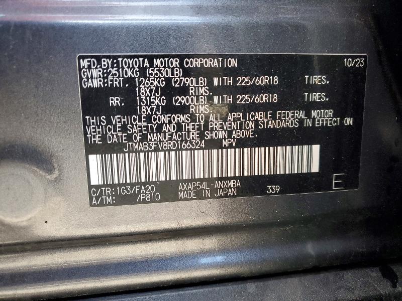 Photo 14 from auction – 2024 TOYOTA RAV4 PRIME with VIN JTMAB3FV8RD166324