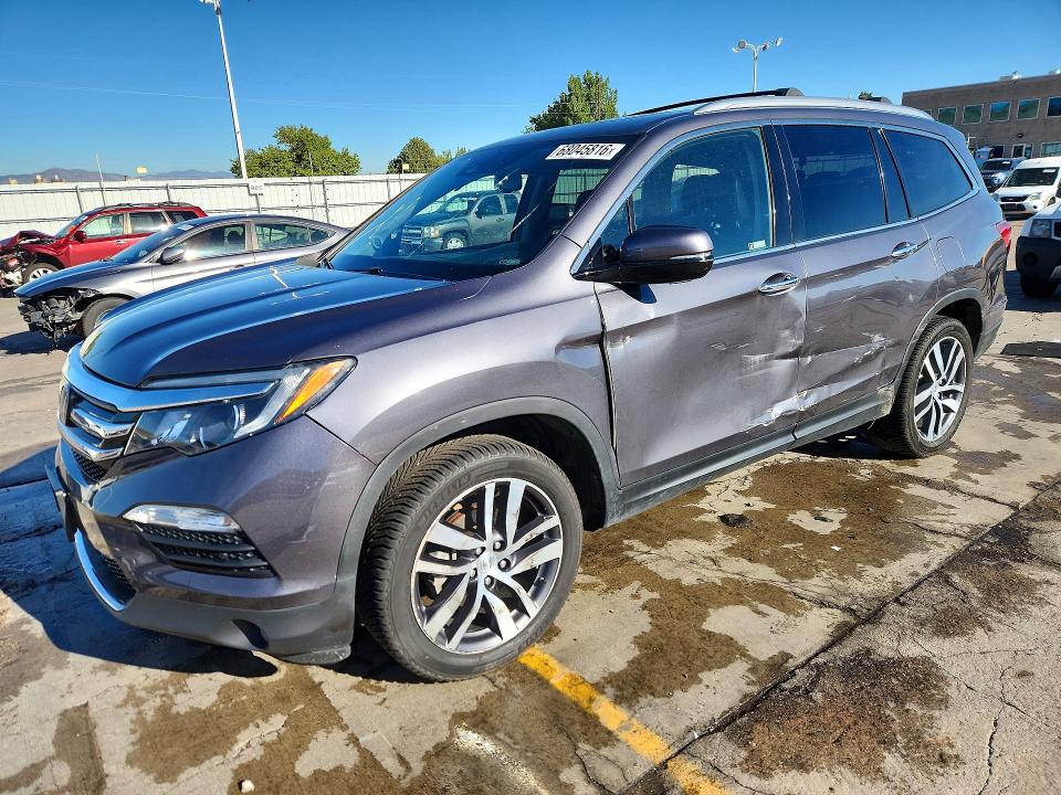 Снимка 1 от търг – 2018 HONDA PILOT с VIN 5FNYF6H92JB034564