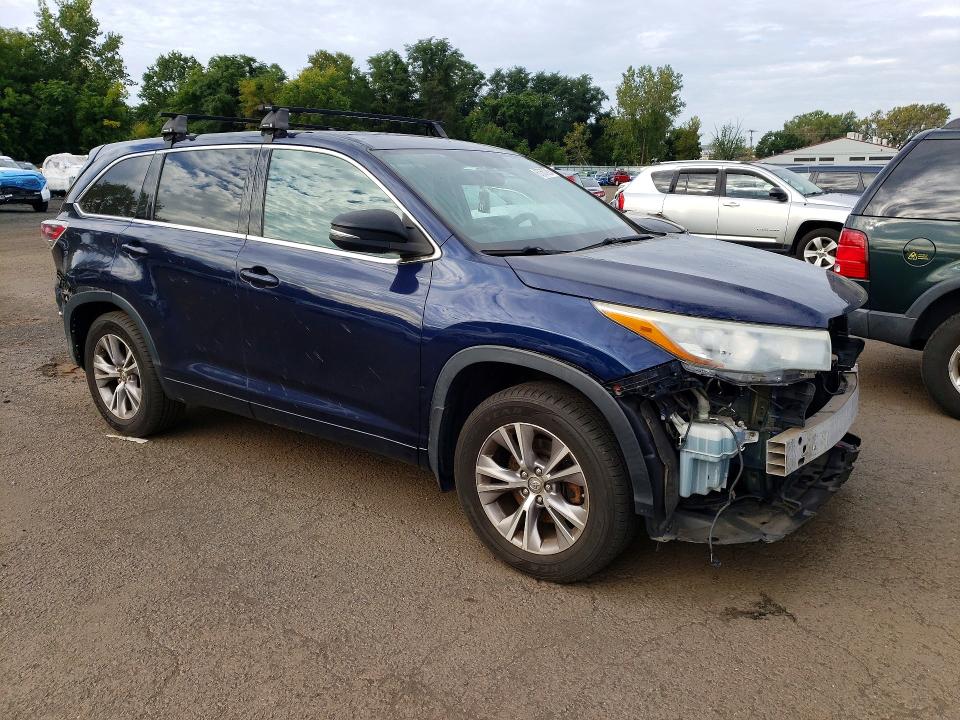 Photo 4 from auction – 2015 TOYOTA HIGHLANDER with VIN 5TDBKRFH1FS116687