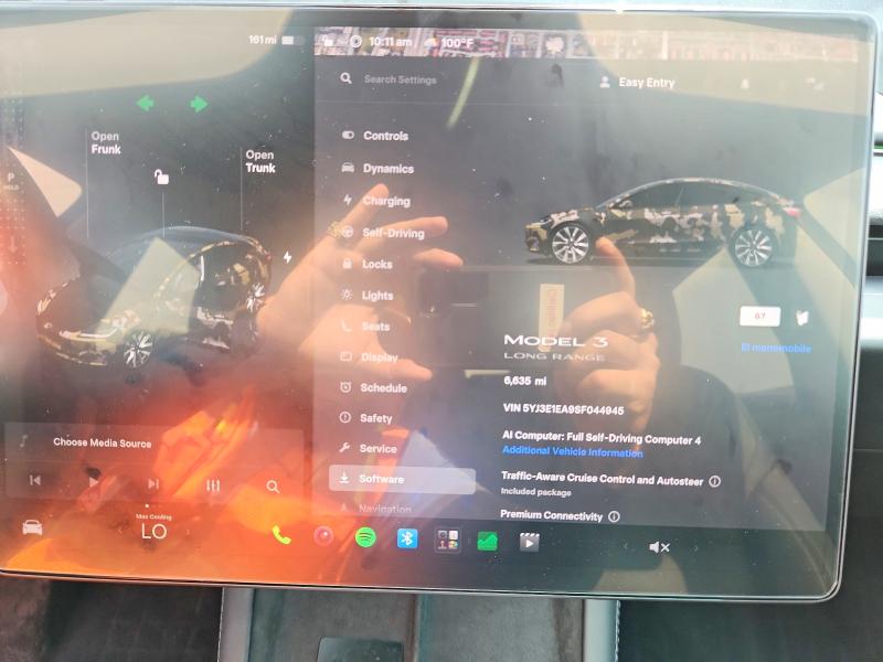 Photo 9 from auction – 2025 TESLA MODEL 3 with VIN 5YJ3E1EA9SF044945