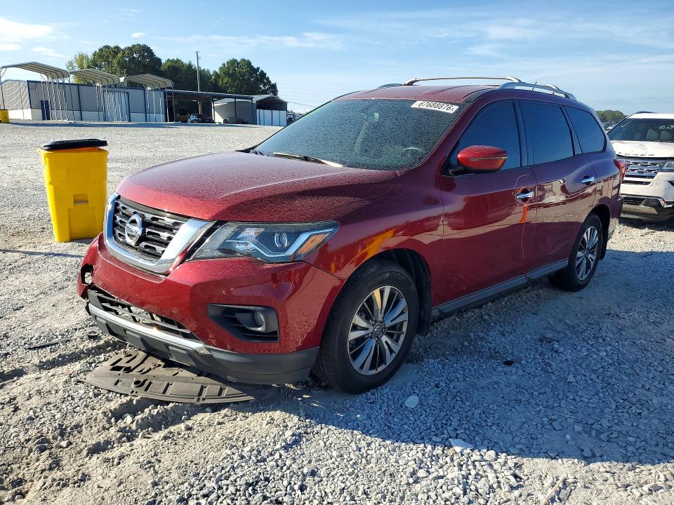 NISSAN PATHFINDER 2018 with VIN 5N1DR2MN9JC670554 - Photo from auction