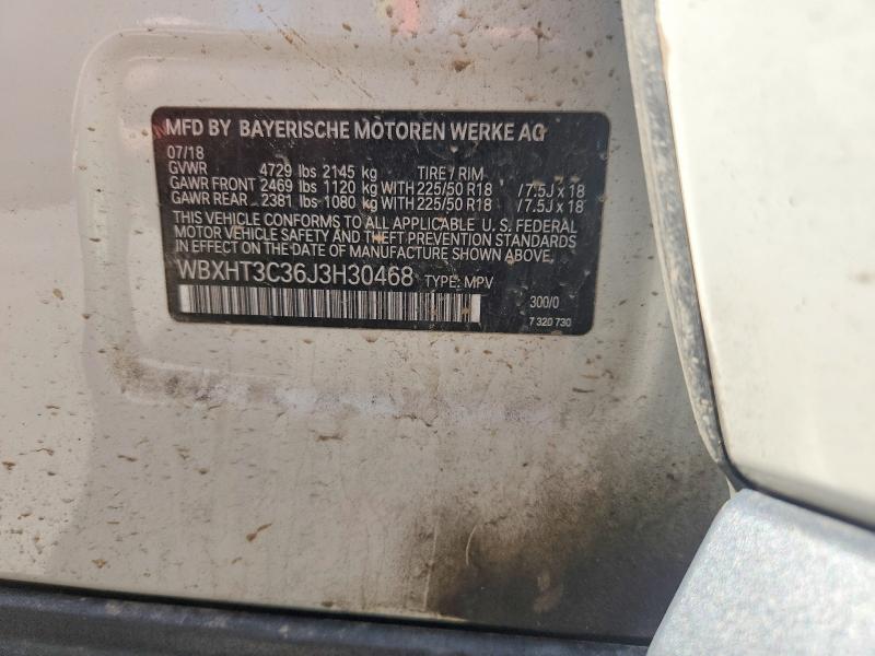 Photo 14 from auction – 2018 BMW X1 with VIN WBXHT3C36J3H30468