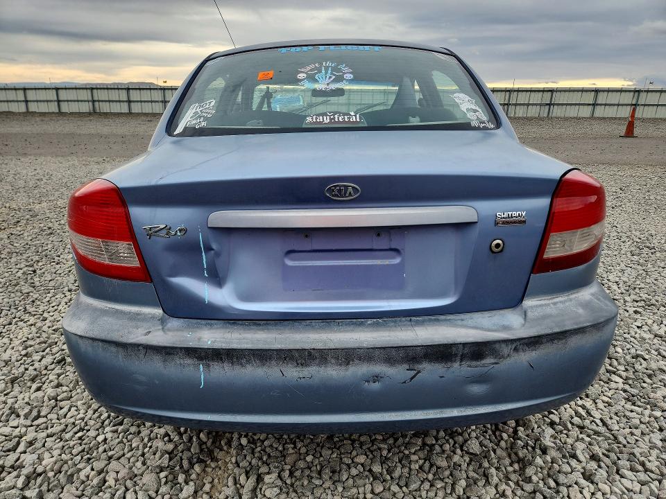 Photo 6 from auction – 2005 KIA RIO with VIN KNADC125956373711