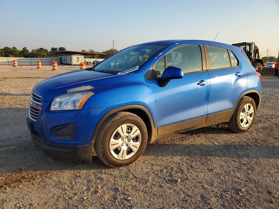 Photo 1 from auction – 2016 CHEVROLET TRAX with VIN KL7CJKSBXGB733527