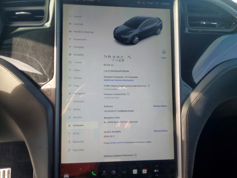صورة رقم 9 من المزاد - 2018 TESLA MODEL X مع VIN 5YJXCAE22JF138308