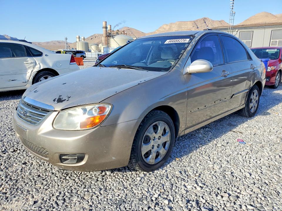 KIA SPECTRA 2008 with VIN KNAFE121X85520290 - Photo from auction