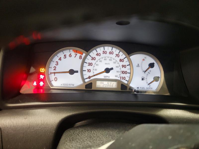 Photo 9 from auction – 2006 TOYOTA COROLLA with VIN 2T1BR32E56C654709